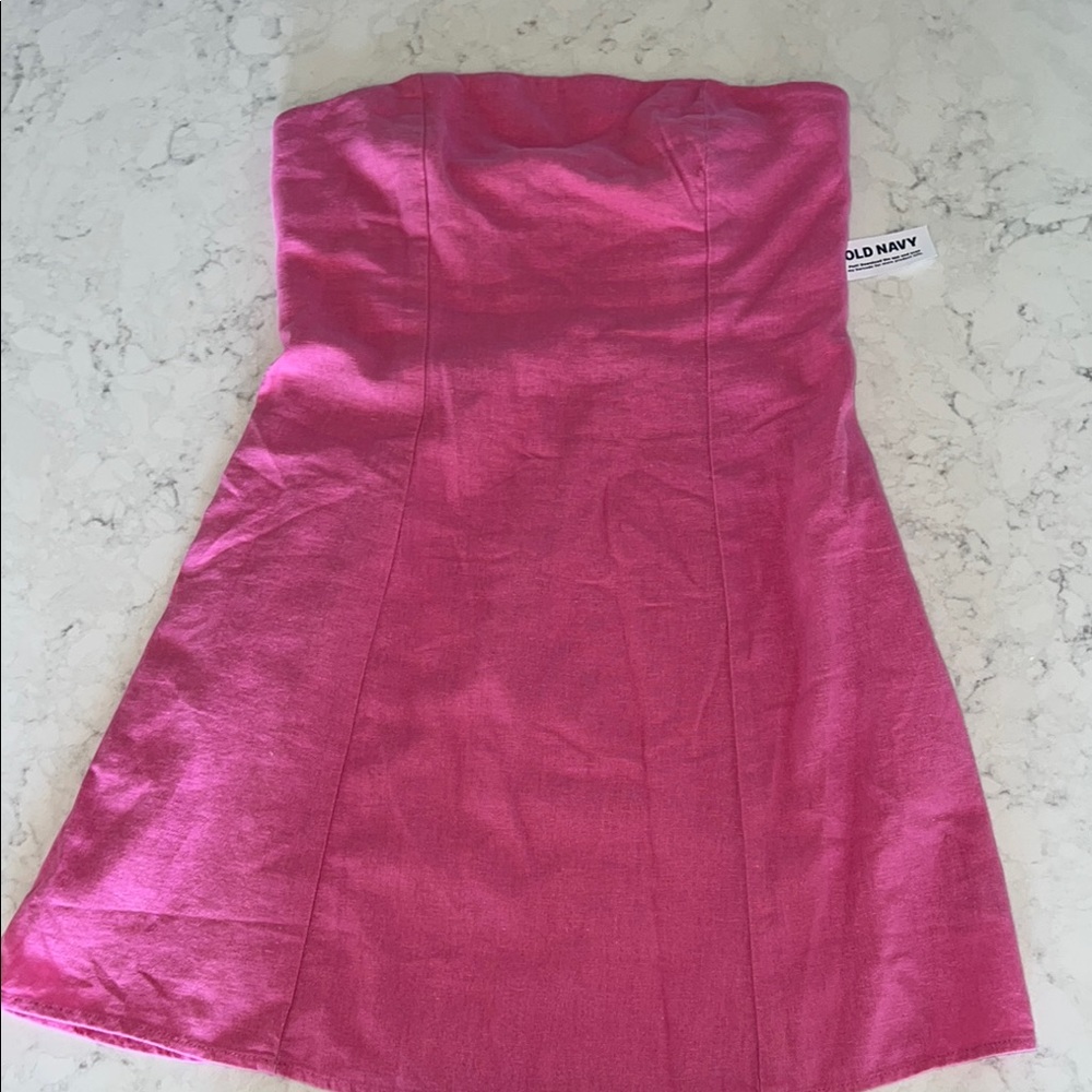 Old Navy Pink‎ Strapless Dress